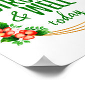 Poster courtes affirmations sur la force et le bien-être (Coin)