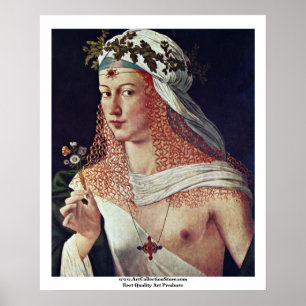 Poster Courtesan (Portrait De Lucrezia Borgia ?)