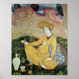Poster Courtisan de la cour de Shah Abbas I