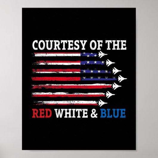 Poster Courtoisie du bleu blanc rouge (Devant)