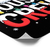 Poster Cousin Crew Christmas Reindeer Antlers Hat Lights  (Coin)