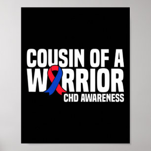 Poster Cousin d'un guerrier Maladie cardiaque congénitale