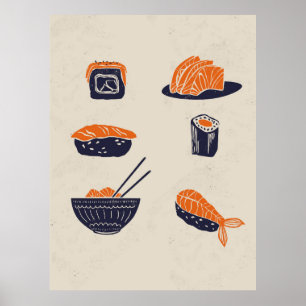 Poster Cousine japonaise