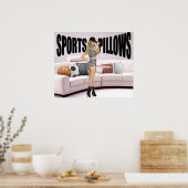 Poster Coussins sportifs (Cuisine)