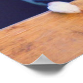 Poster Couteau Bordure Collie Puppy Peinture à l'huile (Coin)