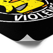 Poster Couteau de canard Je Choisis Funny Sarcasme Joke H (Coin)