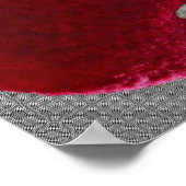 Poster Couteau rouge flou (Coin)