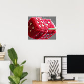 Poster Couteau rouge flou (Bureau à domicile)