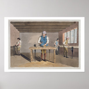 Poster Coutelier de Sheffield, de "costume de Yorkshire"