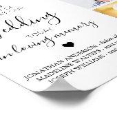 Poster Coutume de mémorial de mariage 3 Poème du paradis (Coin)