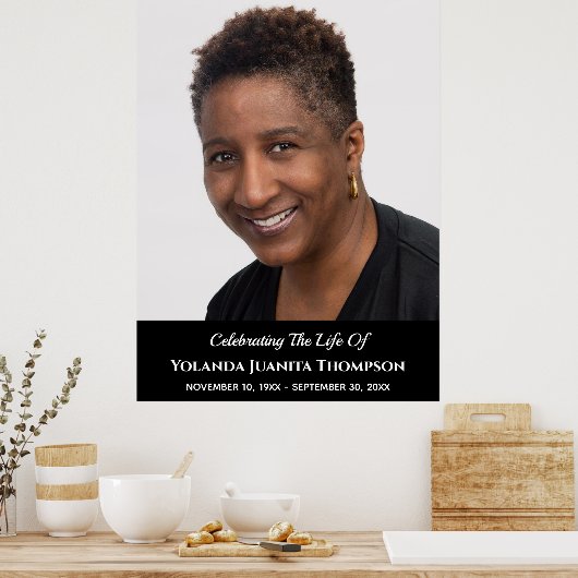 Poster Coutume de photo de souvenir de funérailles Sympat (Cuisine)