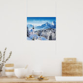 Poster Coutume de scène hivernale (Cuisine)