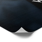 Poster Coutume funéraire Photo Deuil En souvenir affectue (Coin)