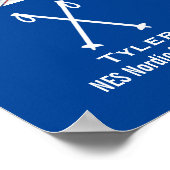 Poster Coutume Nordic Cross Country Skiing Photo Collage (Coin)