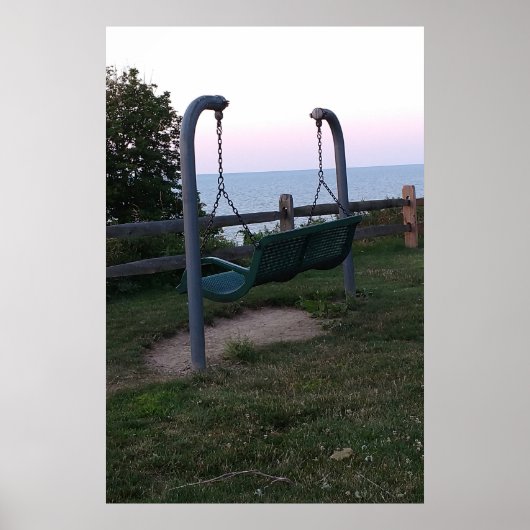 Poster Couture Avec Vue Sur Le Lac (Devant)