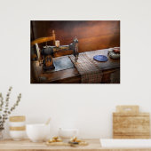 Poster Couture - C'est juste noir et blanc (Cuisine)