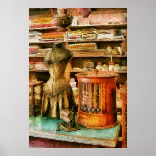 Poster Couture - Fournitures pour la couturière (Devant)