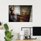Poster Couture - La vie d'un tailleur (Bureau à domicile)