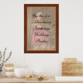 Poster Couture - Ruban - Le passe-temps de grand-mère (Cuisine)