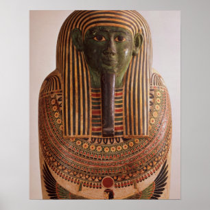 Poster Couvercle externe du sarcophage de Psametik I