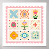 Poster Couvert de couture avec amour (Devant)