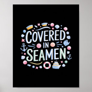 Poster Couvert de marins drôle sarcasme femmes maman sy j
