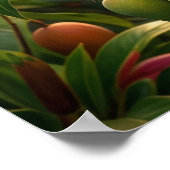 Poster Couvert de perroquet mangue (Coin)