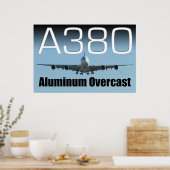 Poster couvert en aluminium A380 (Cuisine)