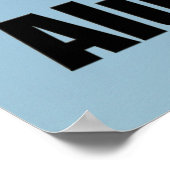 Poster couvert en aluminium A380 (Coin)