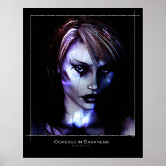 Poster Couvert par l'obscurité