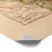 Poster Couverts Floraux Vintage (Coin)