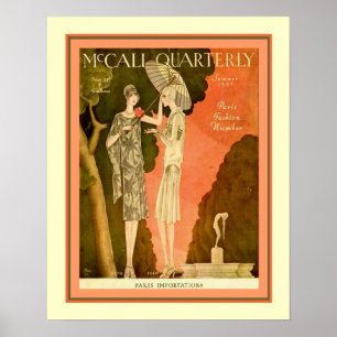 Poster Couverture 1928 de magazine de McCall Deco 16x20