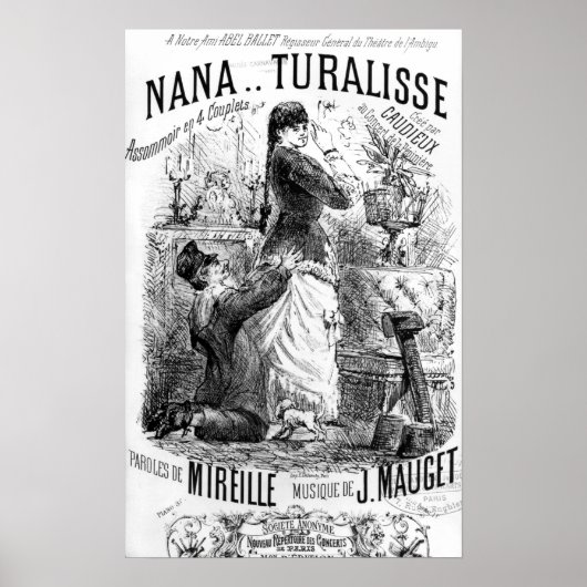 Poster Couverture avant d'une feuille de score (Devant)