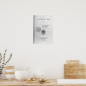 Poster Couverture avant, première édition de 'Les Fleurs  (Cuisine)