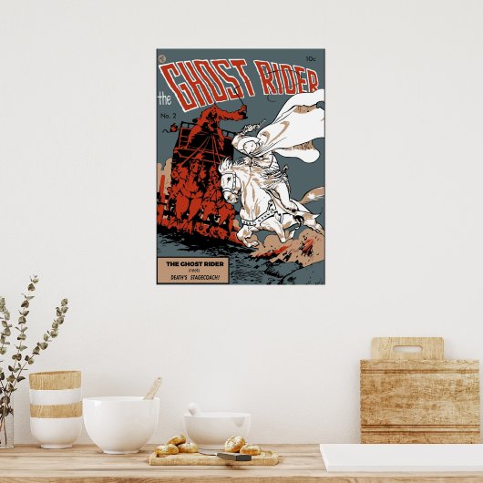 Poster Couverture comique du pilote fantôme (Cuisine)