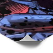 Poster Couverture comique Pitt Superhero (Coin)