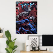 Poster Couverture comique Pitt Superhero (Bureau à domicile)