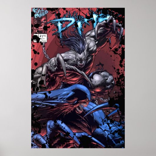 Poster Couverture comique Pitt Superhero (Devant)