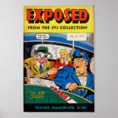 Poster Couverture comique vintage (Devant)