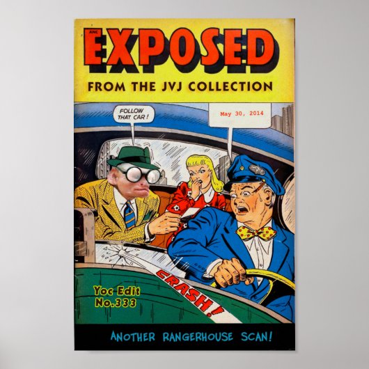 Poster Couverture comique vintage (Devant)