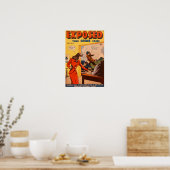 Poster Couverture comique vintage (Cuisine)