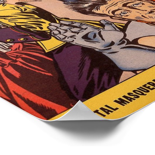 Poster Couverture comique vintage (Coin)