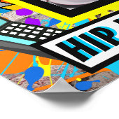 Poster Couverture d'album de cadre photo rétro des années (Coin)