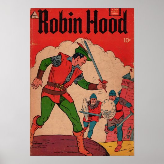 Poster Couverture de bande dessinée de Robin des Bois (Devant)