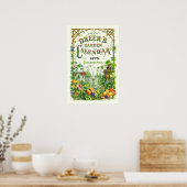 Poster Couverture de calendrier de jardin de l'ère victor (Cuisine)