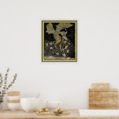 Poster Couverture de dragon Art Nouveau pour Jugend (Cuisine)