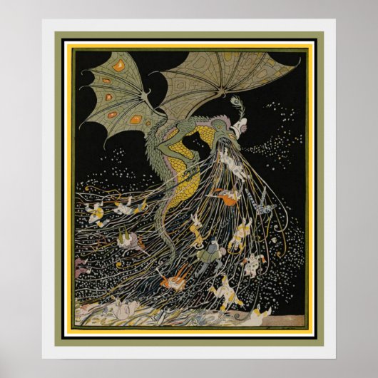 Poster Couverture de dragon Art Nouveau pour Jugend (Devant)