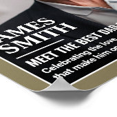 Poster Couverture de magazine de Fête des pères personnal (Coin)