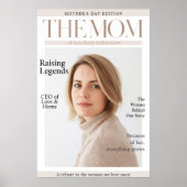 Poster Couverture de magazine personnalisée de luxe pour (Devant)