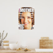 Poster Couverture de magazine personnalisée mère (Cuisine)